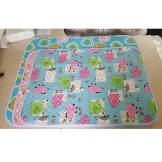 Miếng lót chống thấm, chiếu nhựa lót chống thấm cho bé, kích thước 48 x 65 3