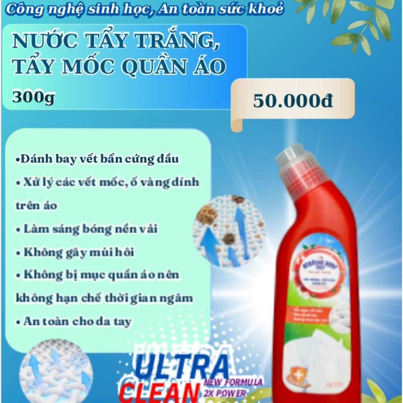 Tẩy trắng quần áo Hoàng Kimbio,sinh học hữu cơ an toàn 3