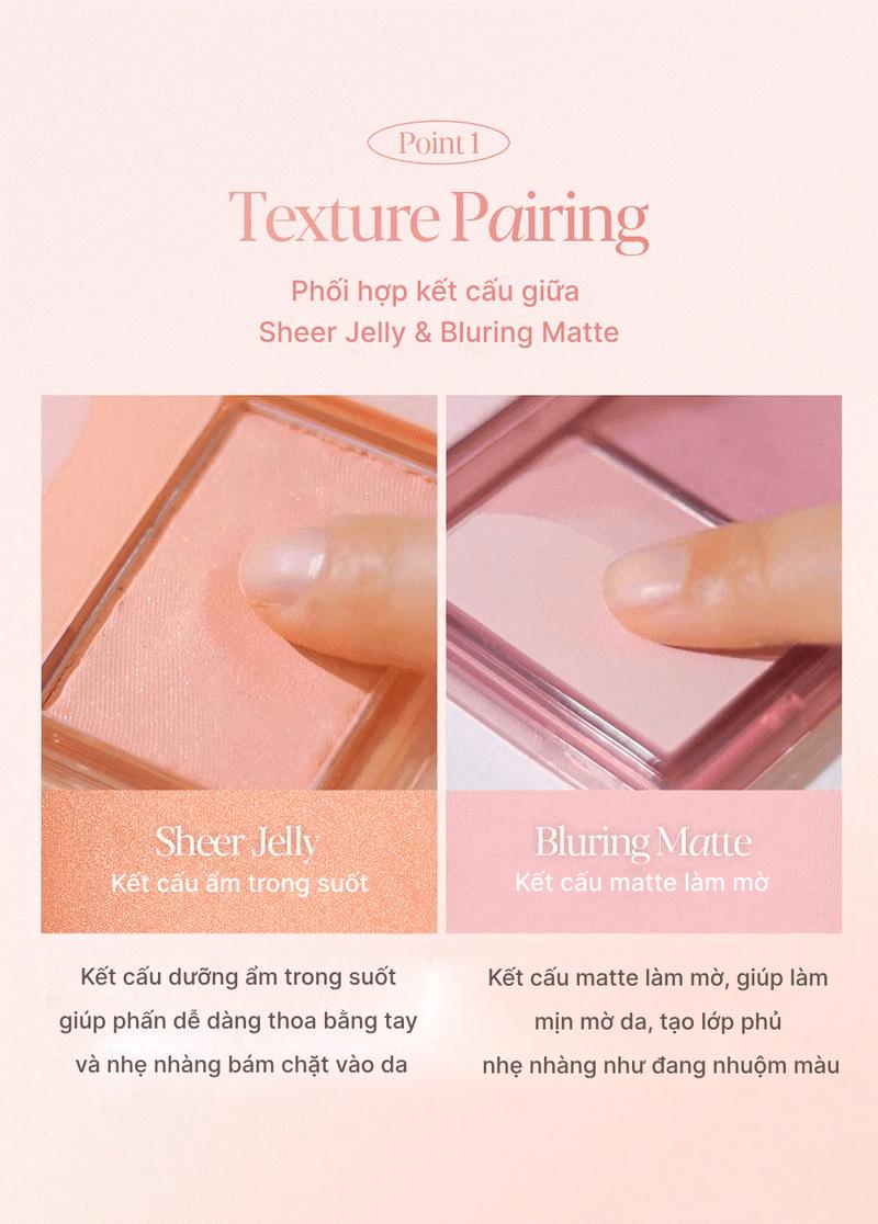 Product Introduction of Bảng Phấn Má 3D Espoir Tone Pairing Cheek 9.6gr 5