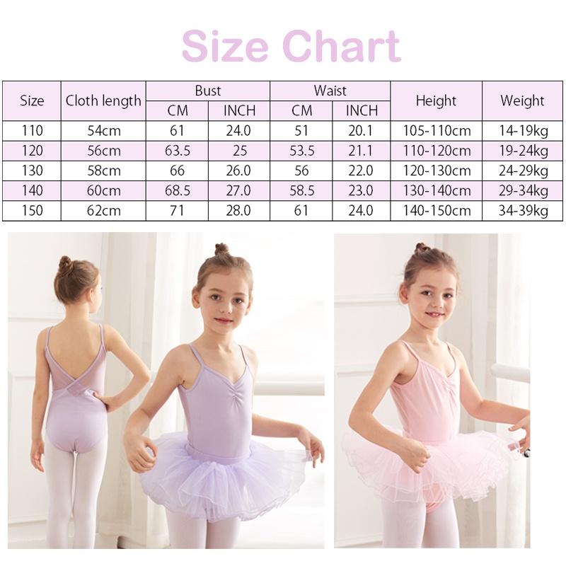 Product Introduction of Summer sleeveless ballet dress for children suspenders girls' body dance clothes girls dance clothes 2pcs top and skirt 0