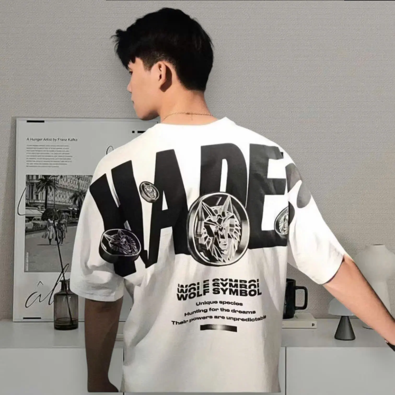 [HOT] ÁO THUN NAM NỮ HADES 01 [MS_27] TEE.RAX - Áo Phông Unisex Form Rộng (29~80kg) Top Women Menswear Cổ Tròn Đen