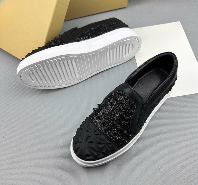 Giày Lười nam Đính Đinh có gắn Kim Sa lấp lánh - Mẫu Đẹp thời trang giới trẻ thịnh hành Shoes 4