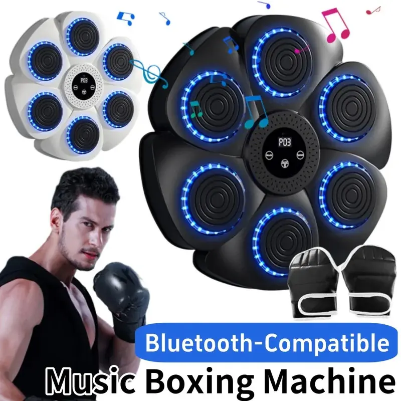 Đệm Đấm Bốc Tương Thích Bluetooth Thông Minh, Máy Đấm Bốc Quyền Anh, Thiết Bị Tập Luyện Đấm Bốc Mục Tiêu Treo Tường Tập Luyện, Thích Hợp Để Tập Thể Dục Tại Nhàbanh tập phản xạ