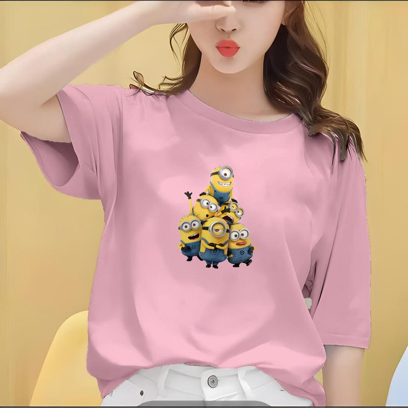 Product Introduction of Kaos Oblong Wanita Lengan Pendek Motif Minion Grup 1