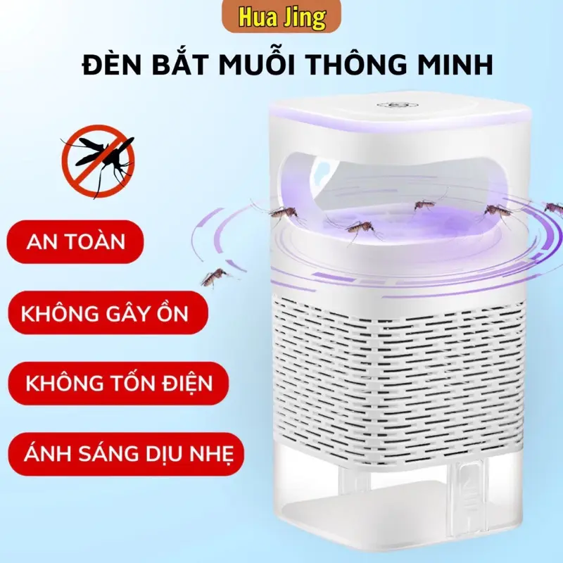 Đèn bắt muỗi,máy bắt muỗi côn trùng công nghệ cao,đèn muỗi thông minh kiêm đèn ngủ cổng sạc USB