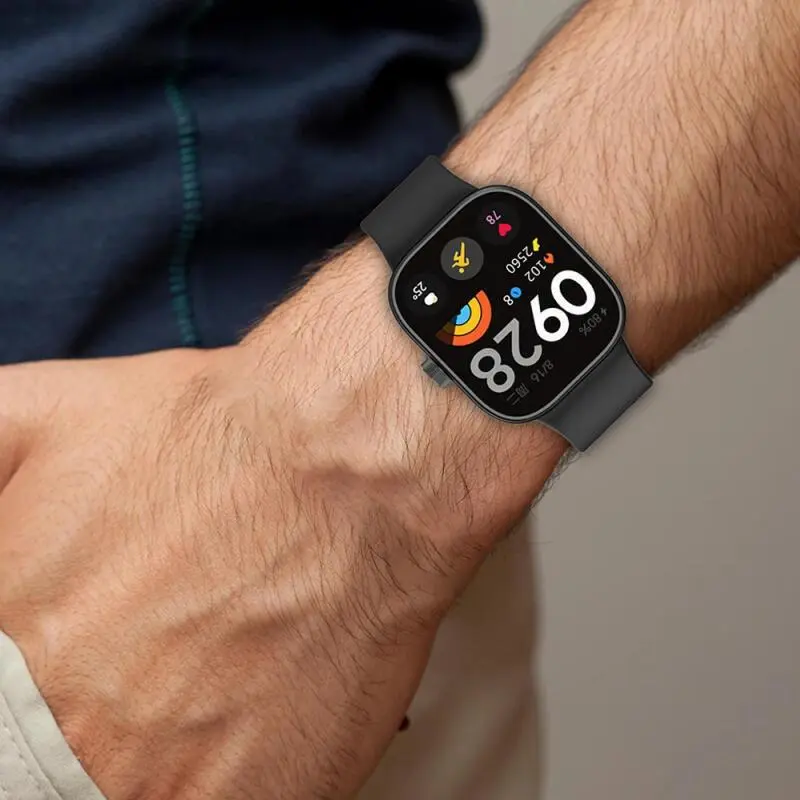 Dây đeo silicon cho Redmi Watch 5 / 4 Thể thao Thoải mái Mềm mại thoáng khí Thay thế dây đeo cổ tay cho Xiaomi Mi Band 9 Pro / 8 Pro 4