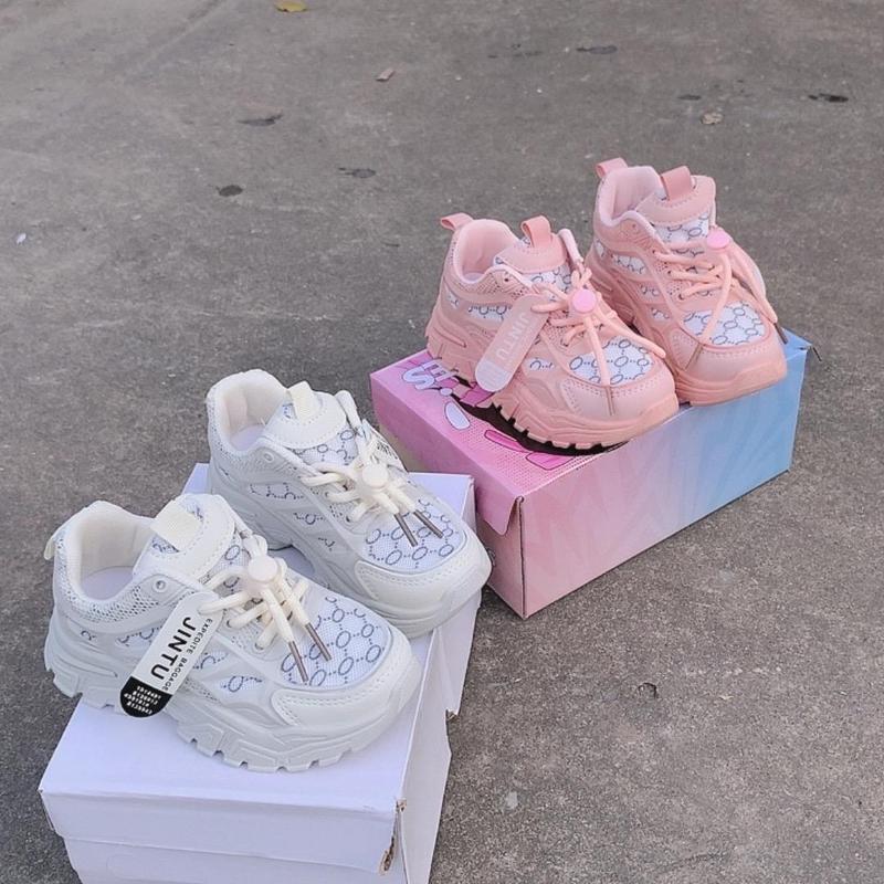 Thể Thao Cá Tính ( phom nho)  Lưới Thông Thoáng Sấy khô nhanh Dành Cho Bé Gái 26-37 Thoáng khí Bé gái Sneaker Sport Kids Tập Thể Dục Giày Thể Thao 10 tuổi