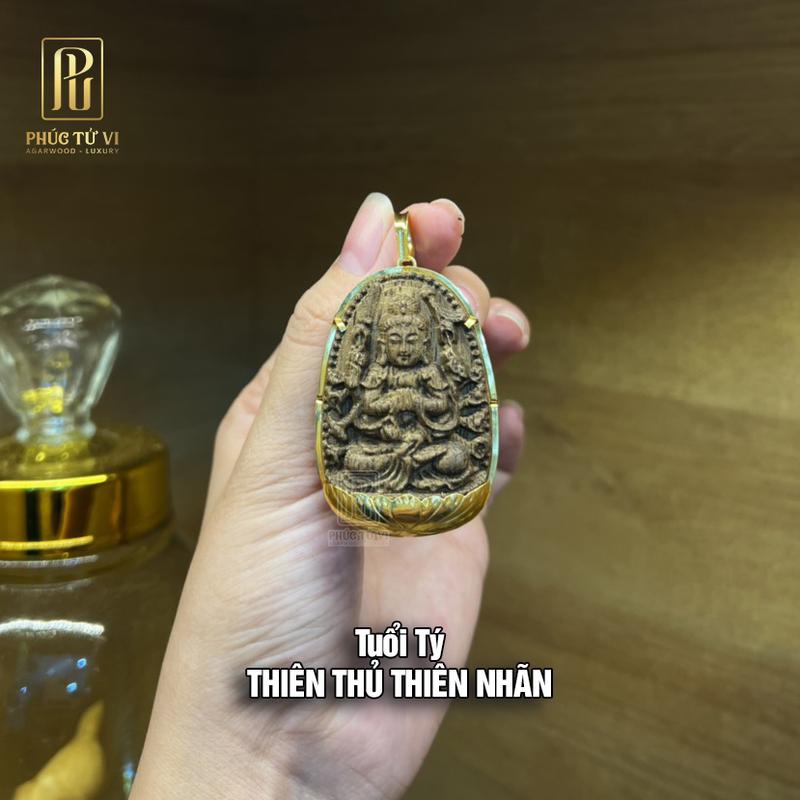 Mặt Dây Chuyền Phật Bản Mệnh Trầm Tự Nhiên, Mùi Thơm Dịu Ngọt