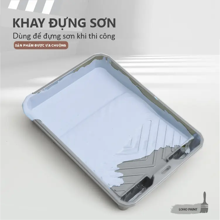 Combo 1 khay đựng sơn cứng và 3 khay sơn dùng 1 lần | Thiết kế đẹp mắt, dễ sử dung 1