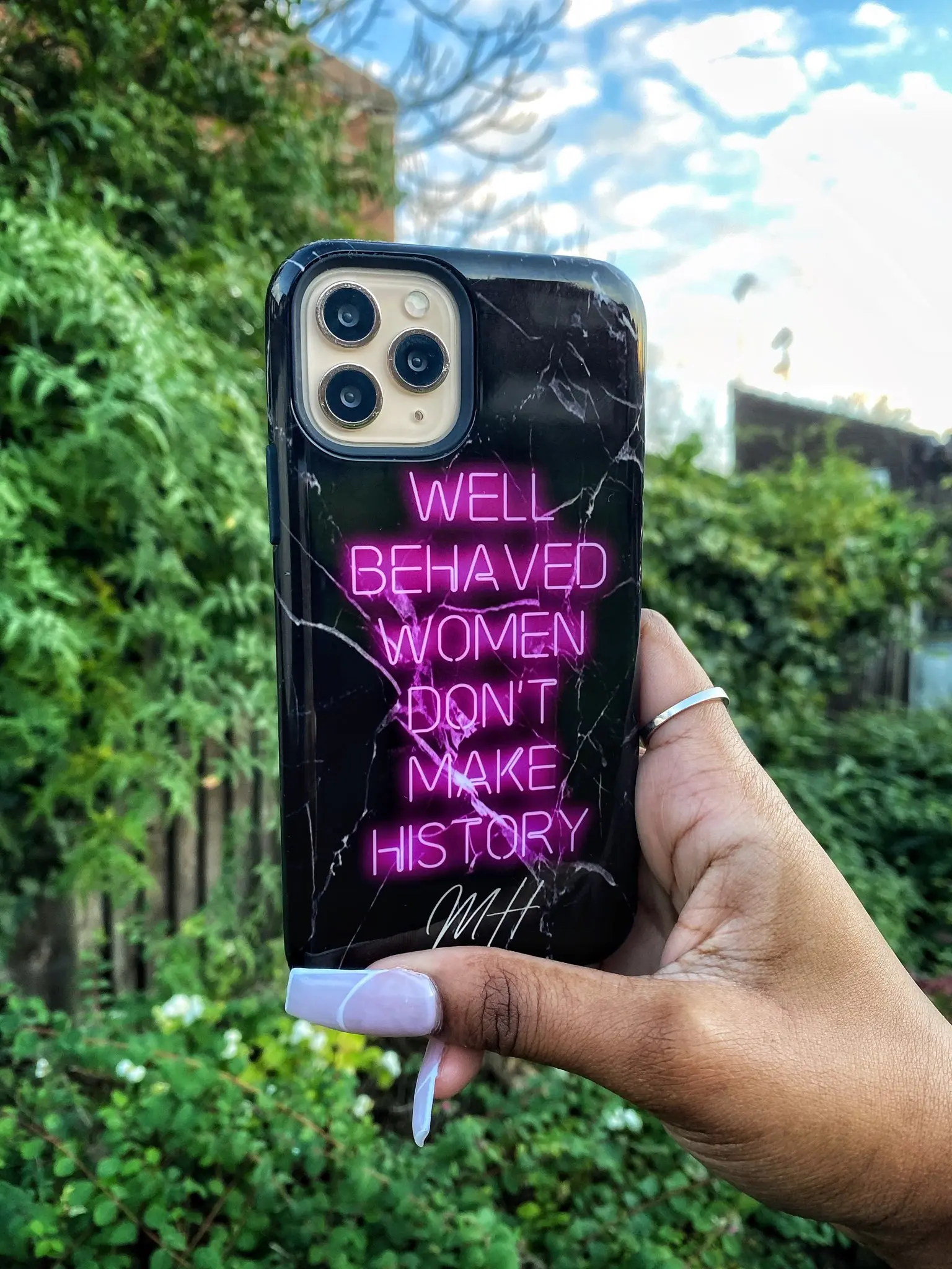 Personalised Well Behaved iPhone and Samsung Case
