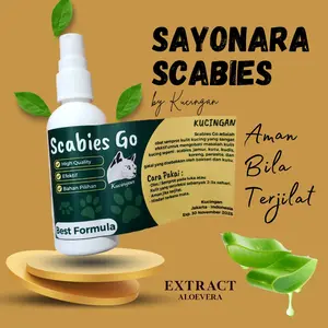 SCABIES GO Kucingan Anti Scabies Kudis Jamur Obat Kucing