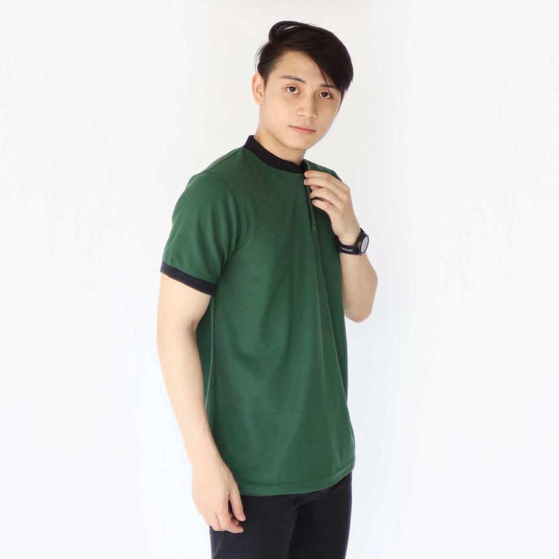 Sc - Kaos Polo Pria Dewasa Seragam Kaos Polos Kerah Shanghai Lengan Pendek - Panjang Atasan Dewasa 2