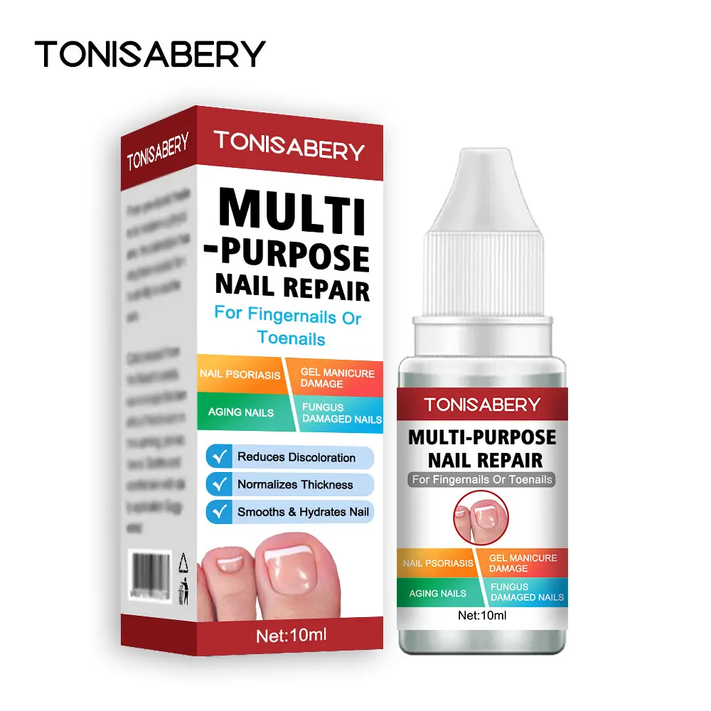 10ml Fungal Nail Treatment for Toenail Extra Strong, Multi-purpose Nail Repair Lotion for Fingernails Toenails, Toe Nail Fungal Treatment Fixes Discolored Nails Safe Effective