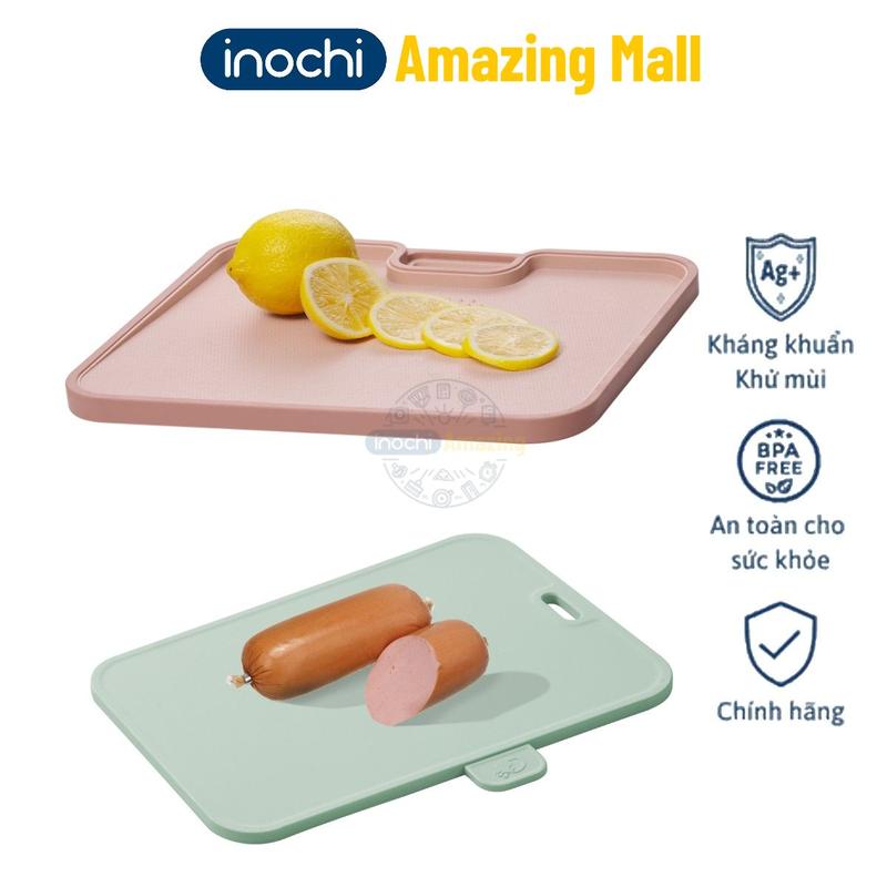 Thớt nhựa Inochi Yoko chống trượt kháng khuẩn dày dặn màu sắc trang nhã dùng…