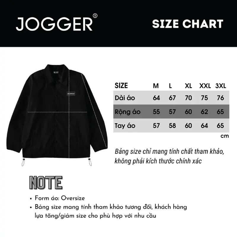 [Có bigsize 120 kg] Áo Khoác JOGGER JACKET Unisex Nam Nữ Form Rộng 1