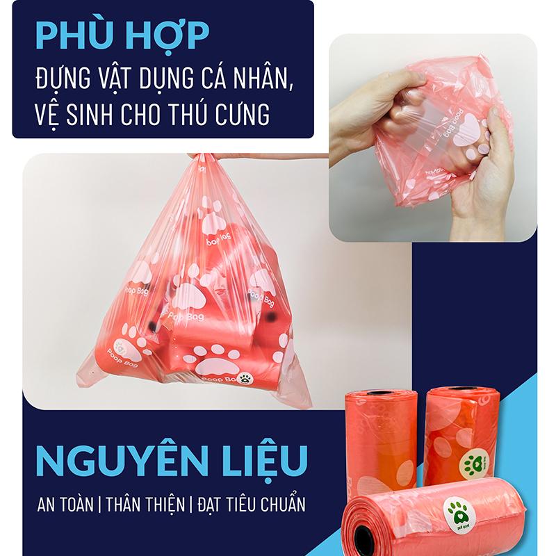 Túi PP Nhựa - Set 8 Cuộn, 120 Túi Rác Mini Đa Năng TPP, 15 Túi/Cuộn 3
