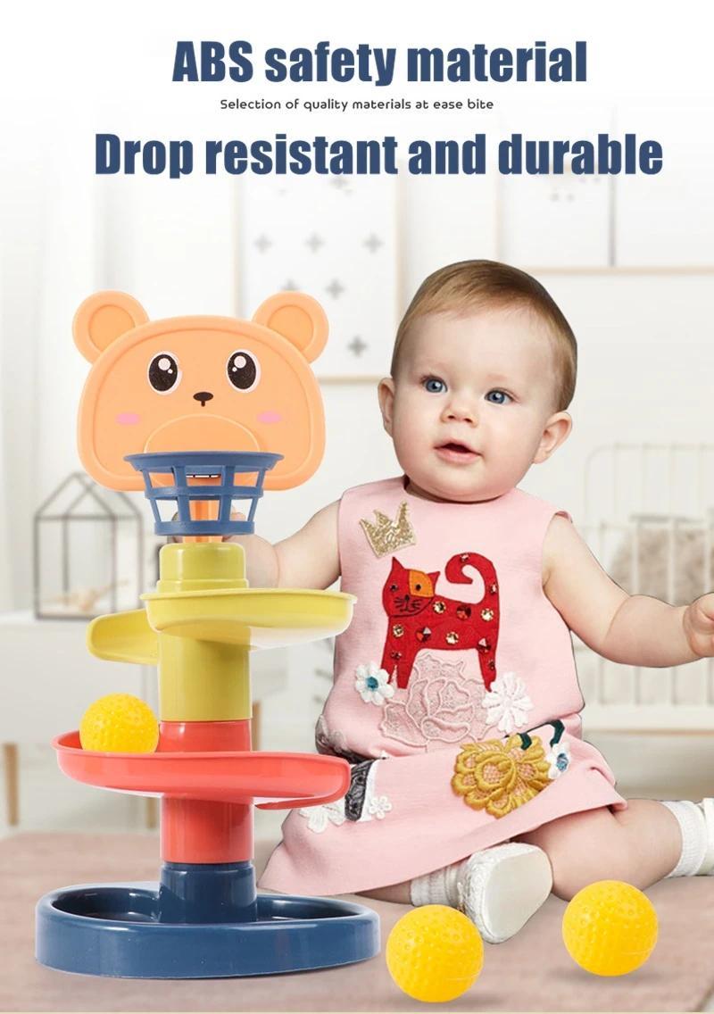 Product Introduction of Baby Rotating Ball Tower: Montessori Toy, Early Ed & Interactive Gift 6