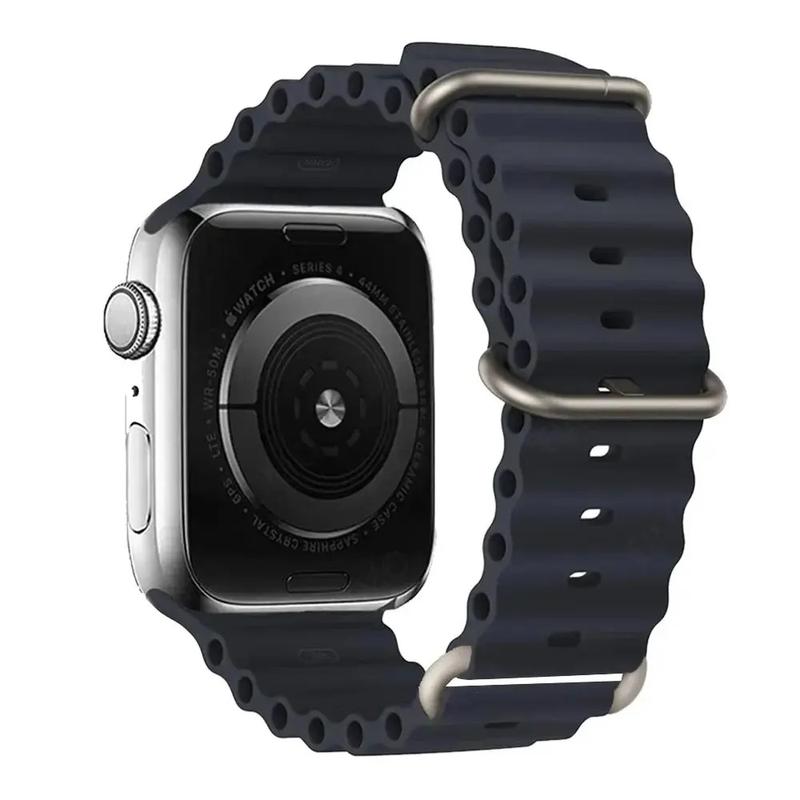 Product Introduction of for Apple watch Ultra Band 49mm 45mm 44mm 42mm 38 40mm 41mm Sport Silicone bracelet correa iWatch series 9 7 8 4 5 6 SE 2 Strap 1