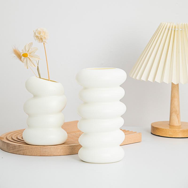Product Introduction of Flower Creative Plastic Vase Plant Flower Hydroponic Vase Home Decor Vase Desktop Ornament 6