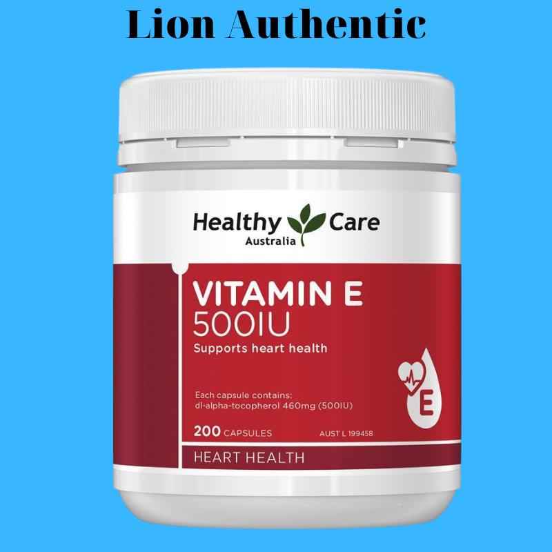 Vitamin e Healthy care 200v [MẪU MỚI] Viên Uống Đẹp Da, Hỗ Trợ Sức Khỏe