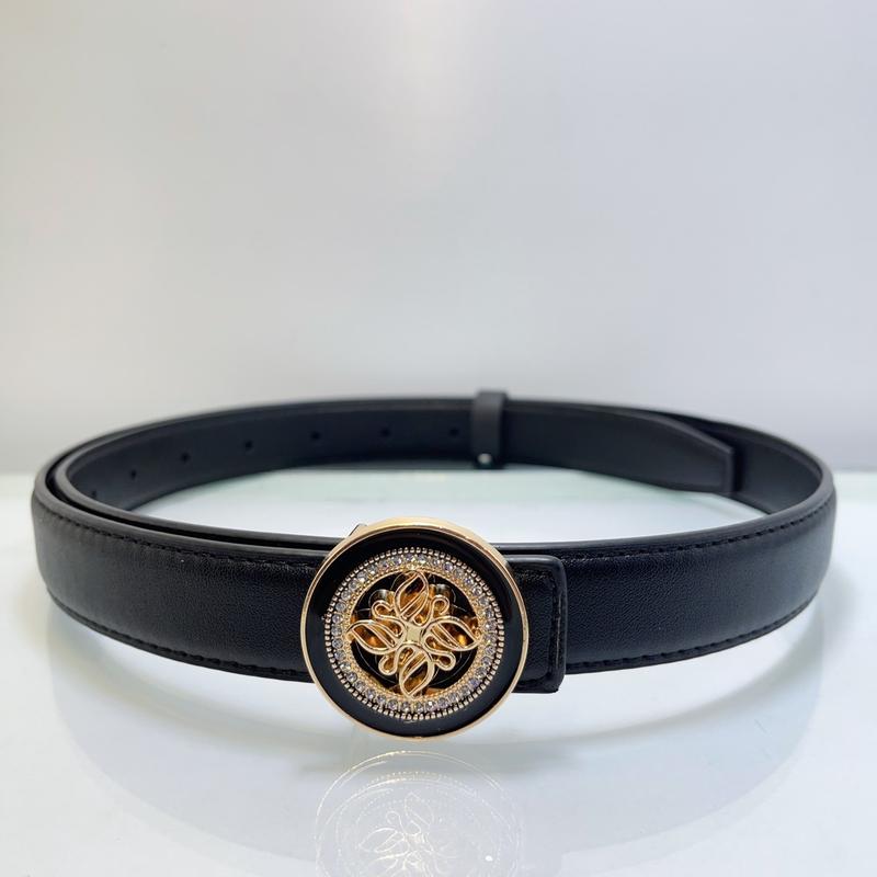 Thắt Lưng  Nữ Mặt Tròn Phối Màu ( Mới ) Bản Đai 2,5cm Women Voi