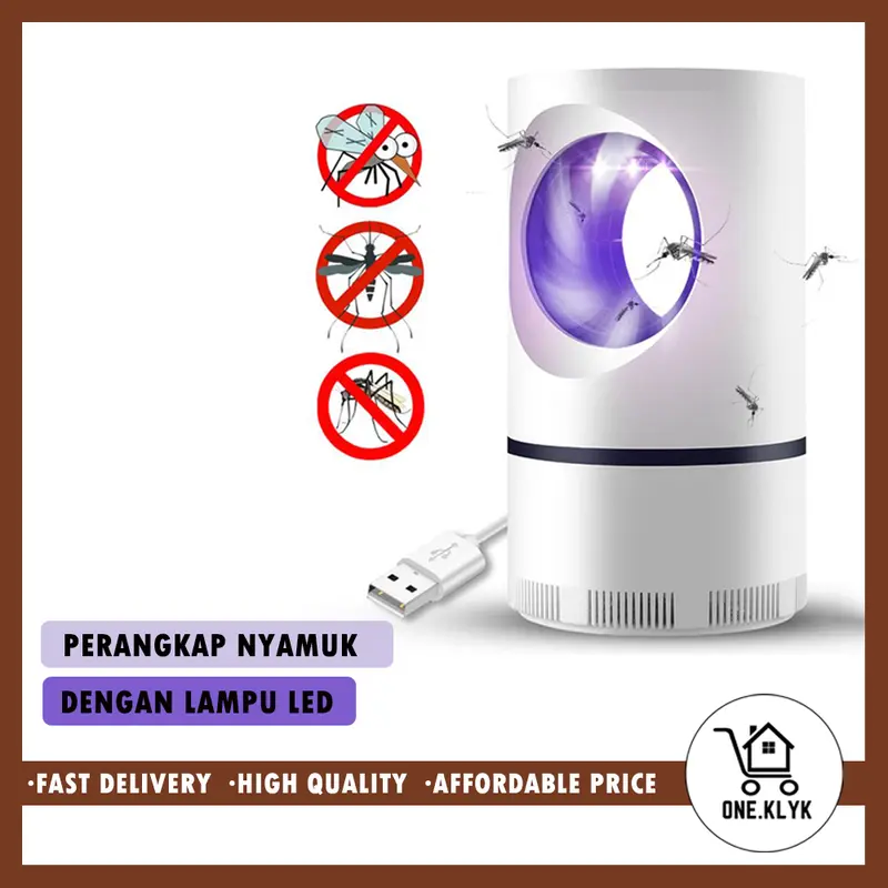 Mosquito Catcher - Perangkap Nyamuk Elektrik Lampu LED - Mosquito Killer 1