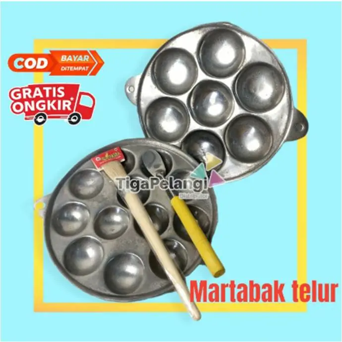 Cetakan martabak mini / cetakan martabak telur / cetakan apem / cetakan takoyaki loyang kitchenware