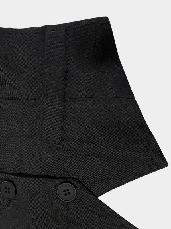 Women's Solid Backless Button Front Vest Jacket, Casual V Neck Sleeveless Outerwear for Spring & Fall, Ladies Clothes for Daily Wear 7