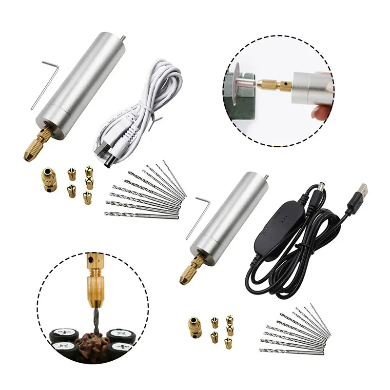 Máy Xay Điện Mini, Để Mài Và Đánh Bóng, Máy Khoan Điện Và Bộ Bút Khắc 1