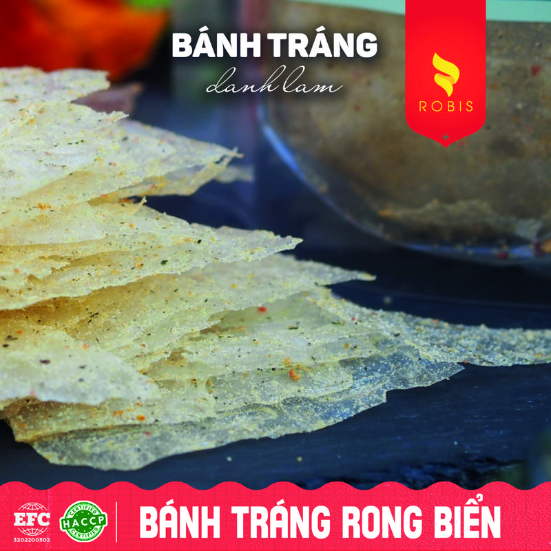 Xâu Bánh tráng Robis ăn vặt siu ngon. Đồ ăn vặt Snacks Food mứt  chuối 4