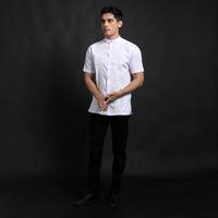 Gambar Casella Baju Koko Pria Lengan Pendek Exclusive Premium | Baju Koko Putih Ibrahim 4898 White dari Casella Apparel Kota Administrasi Jakarta Utara 2 Tokopedia