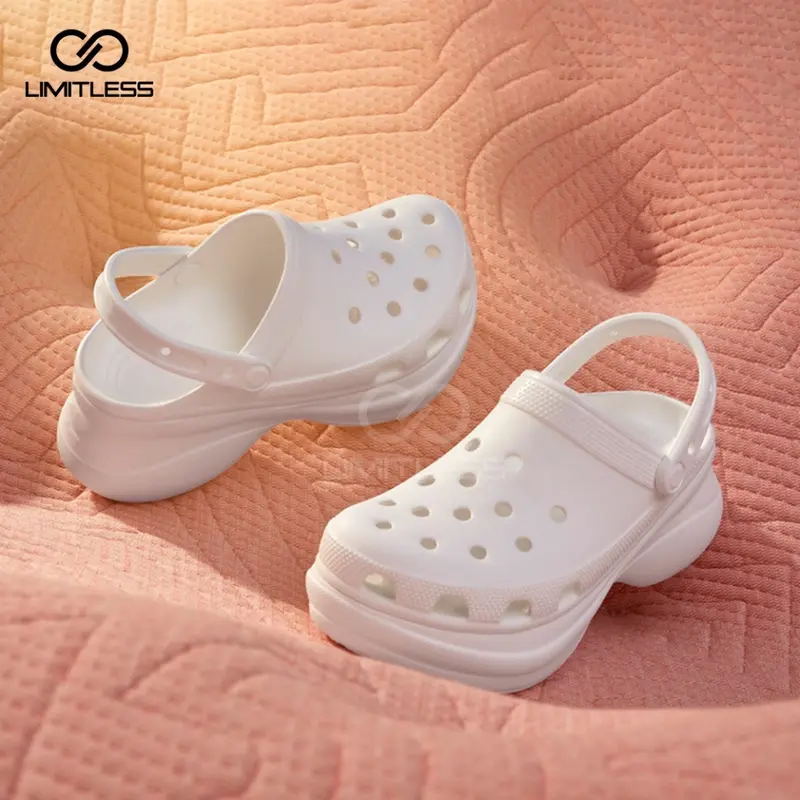 Limitless Sandal Fuji Polos Selop Wanita  Sendal Cewek Slip On Sendal Wanita Wedges Terbaru Kekinian Karet 5