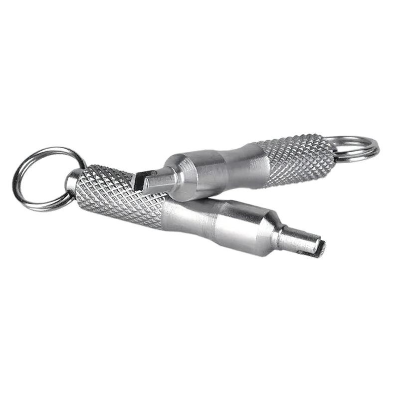 Product Introduction of Tuốc Nơ Vít Phục Hồi Lốp Xe, Chất Liệu Thép Không Gỉ, Dành Cho Lốp Xe Ô Tô Và Xe Máy, Dụng Cụ Tháo Lõi Van, Có Móc Chìa Khóa 5