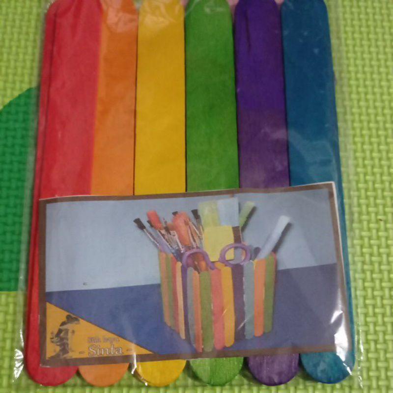 Stik es krim warna premium popsicle stick rainbow 5