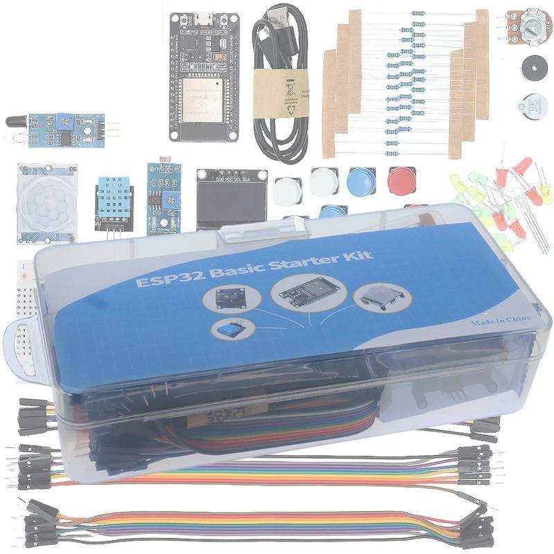 Learning Basic Starter Kit for ESP32 ESP-32S WIFI I OT Development Board Module Basic Starter Kit with Storage Box for Arduino 2