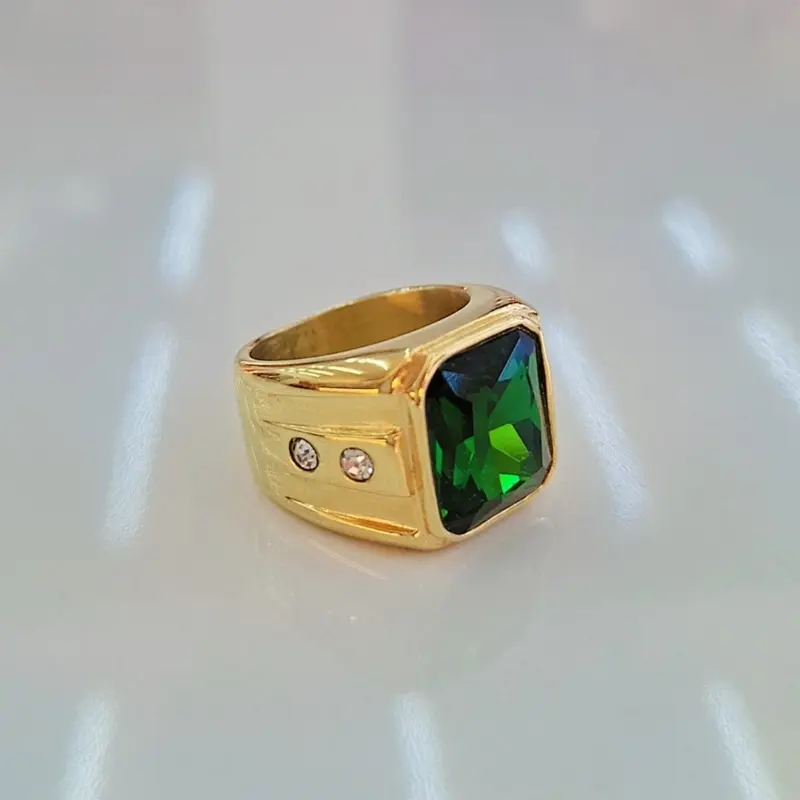 CINCIN PRIA 05 BATU TITANIUM 2 PRMATA RING GOLD Laki-laki 2