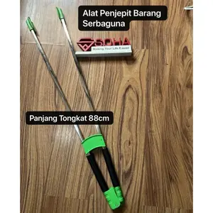 Ready Tongkat Penjepit Barang Serbaguna Jepit Sampah Ambil Barang Jarak Jauh Stainless Steel Terlaris Terpercaya gardening tools PCK-16