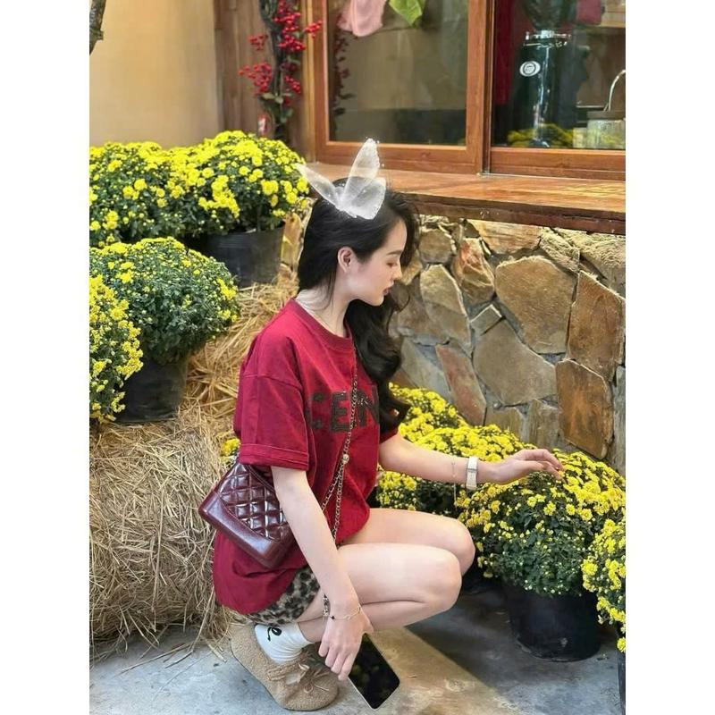 Áo thun CE hoạ tiết chữ thêu kim sa siêu đẹp hàng cao cấp 1