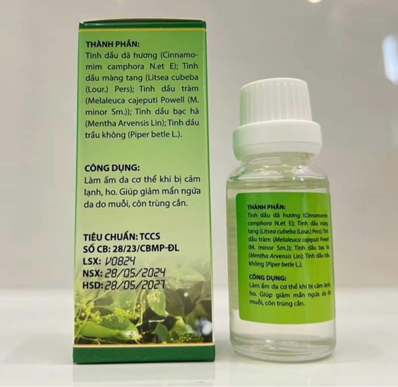 Product Introduction of Giá Sỉ 3 Lọ Tinh Dầu Lợi An chính hãng hỗ trợ ho,khò khè,ngạt mũi,bôi long đờm 20
