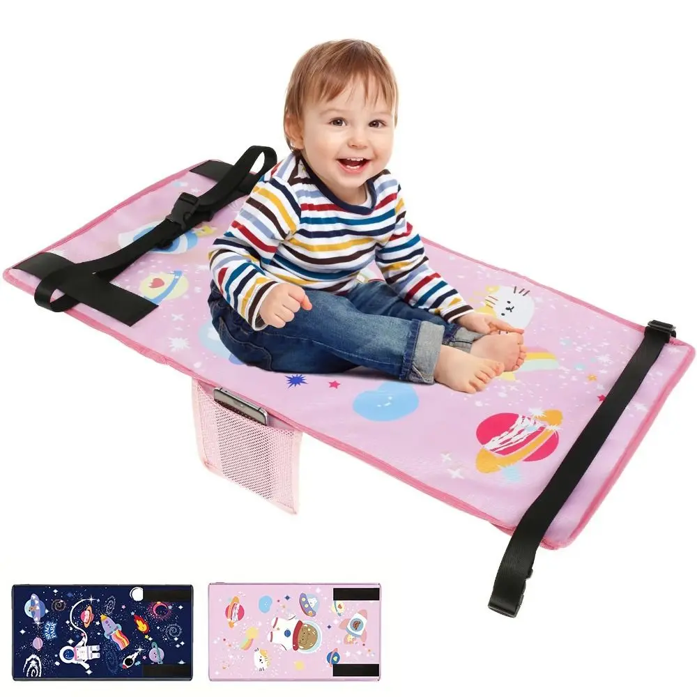 New Portable Airplane Bed Cute Cartoon Oxford Foot Leg Rest Seat Extender Toddler