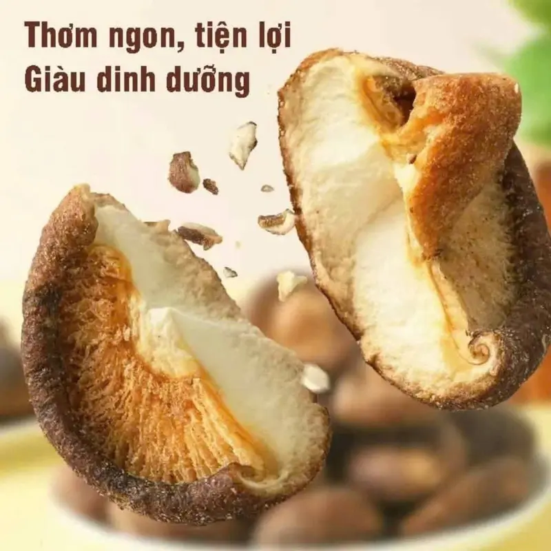 001 Nấm Hương Sấy Giòn- Organic(500g) 3