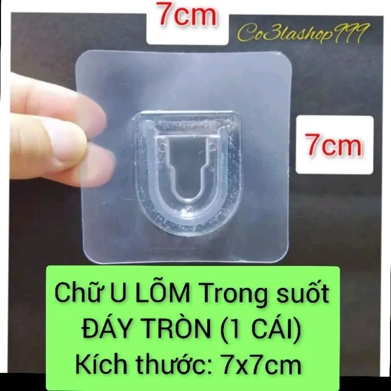Miếng dán dự phòng thay thế hình chữ u ,dùng cho kệ dán tường (1 Cái) 5
