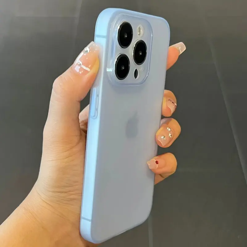 Ốp Điện Thoại TPU Mềm, Siêu Mỏng, Dành Cho iPhone 16, 15, 14 Plus, 13, 12 Mini, 11 Pro, XS Max, XR, X, Ốp Lưng Silicon Mờ Lì Mỏng 0