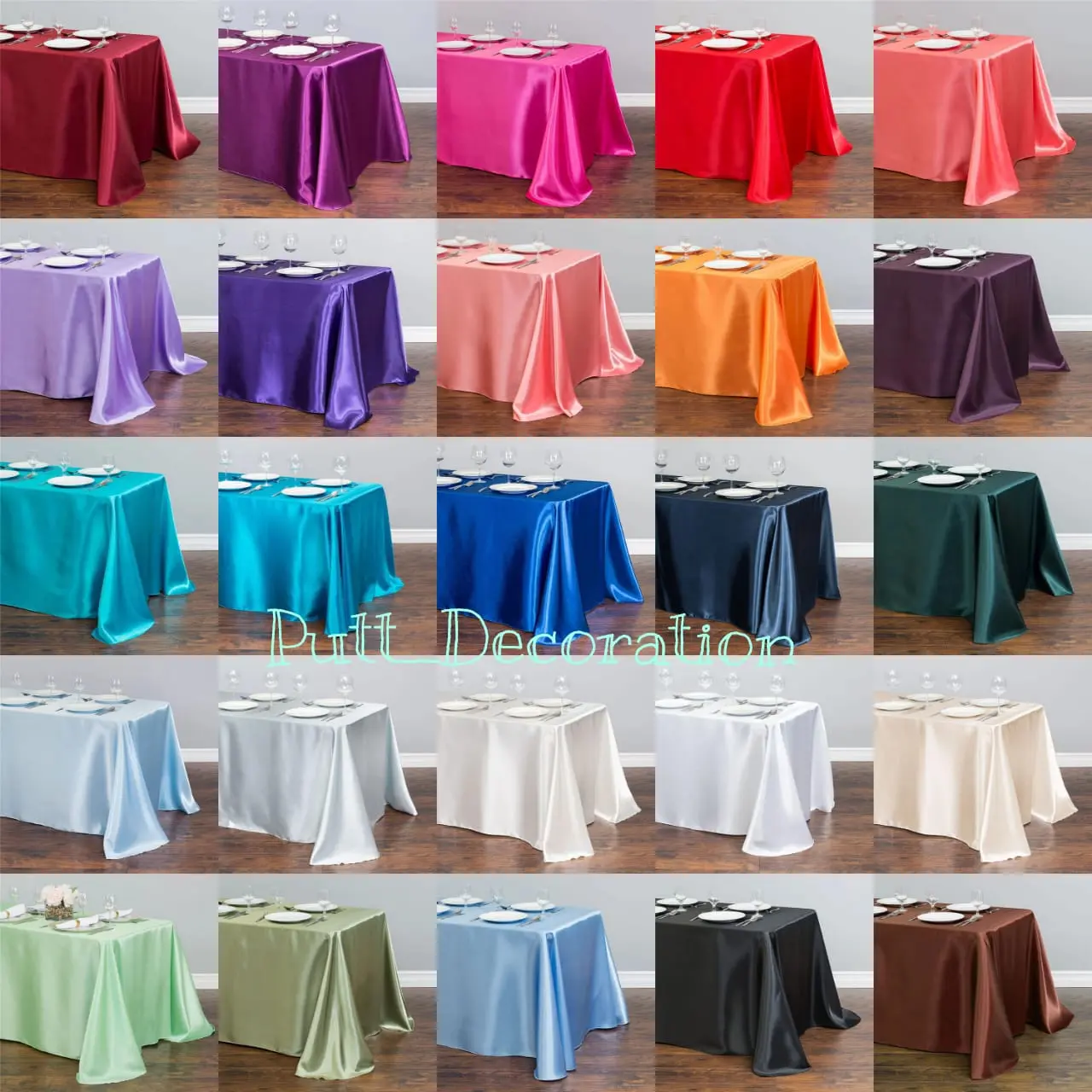 Taplak meja kain filamin/taplak segi empat Taplak Meja