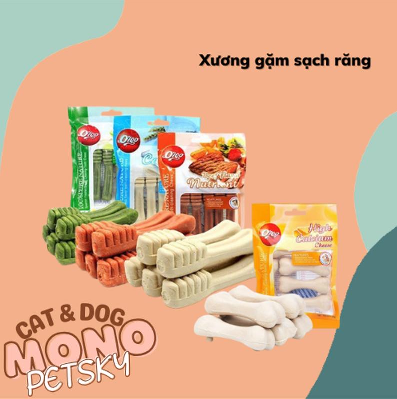 Xương gặm Orgo cho chó, xương gặm sạch răng cho chó, bổ sung canxi...