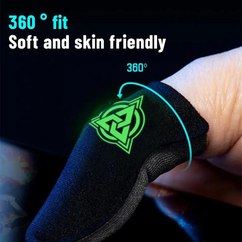 Product Introduction of Sarung Tangan Jari Gaming Seluler Sliver-cloth Sensitive tipis dan dapat dicuci 5