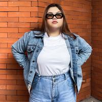 Gambar JINISO Big Size Vintage Blue Acid Oversize Jaket Jeans jaket cewek - All Size Unisex dari JINISO JEANS Kota Administrasi Jakarta Utara 5 Tokopedia