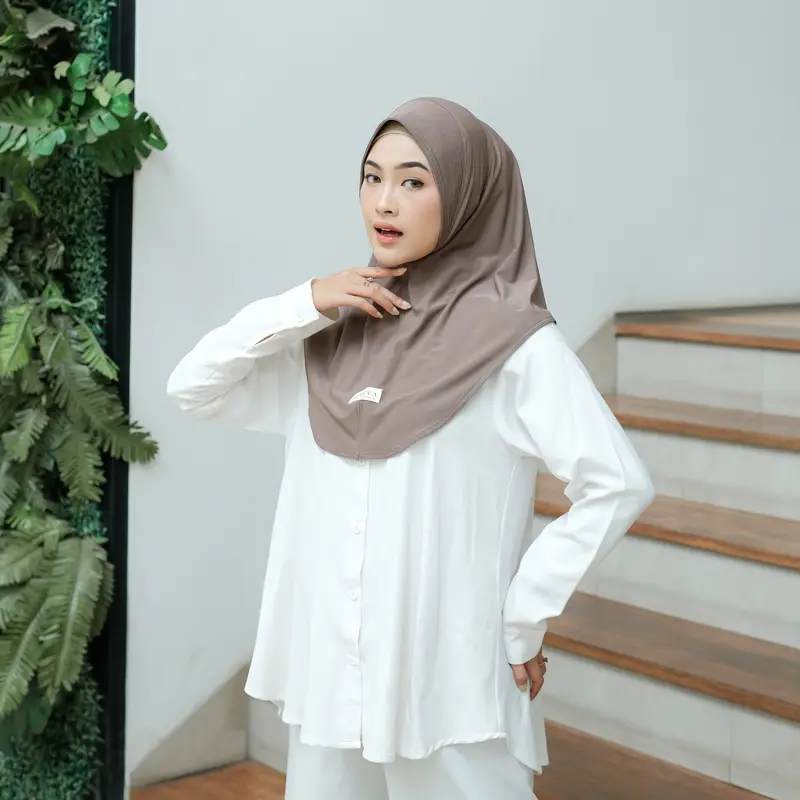 𝐒𝐇𝐄𝐄𝐕𝐀 - CELIA M | BERGO SOFTPAD JILBAB INSTAN SIZE M JERSEY SHEEVA HIJAB PREMIUM Simple Muslim Kerudung Khimar Wanita 6