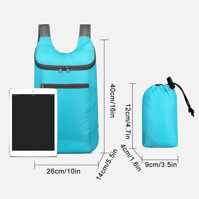 Product Introduction of Ultralight Foldable Waterproof Backpack Outdoor Hiking Bag Camping Sports Bag For Men Women T1E7 22