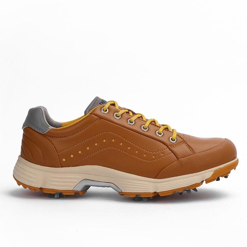 Product Introduction of Foreign Trade Low-Top Men's Golf Waterproof Sneakers Non-Slip plus Size with Studs Golf Sports Leisure Training Shoes Men's Xz25036 21